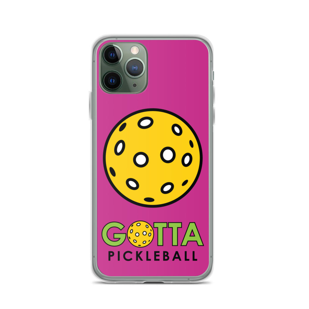 iPhone Case: GOTTA PICKLEBALL MEDIUM RED VIOLET