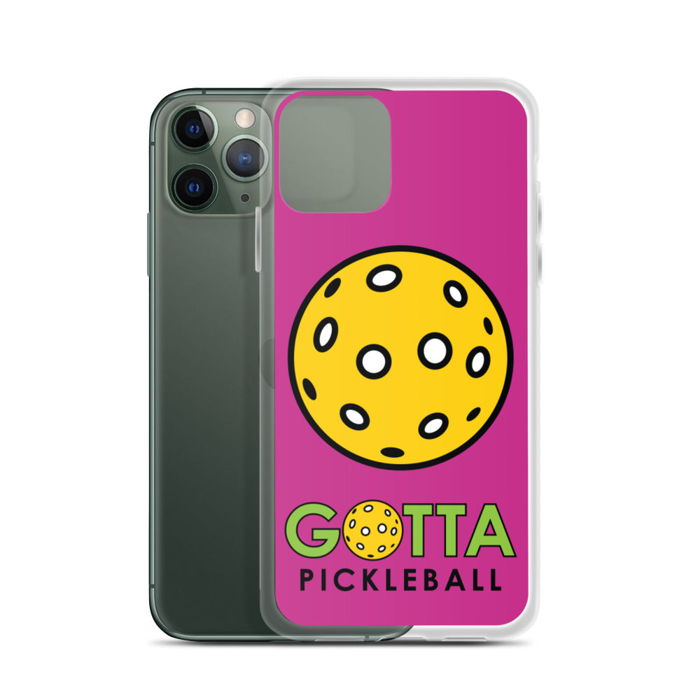 iPhone Case: GOTTA PICKLEBALL MEDIUM RED VIOLET