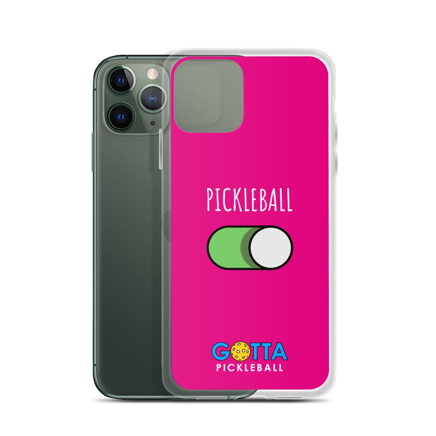 iPhone Case:PICKLEBALL ON: MEDIUM VIOLET