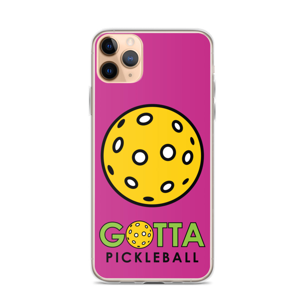 iPhone Case: GOTTA PICKLEBALL MEDIUM RED VIOLET