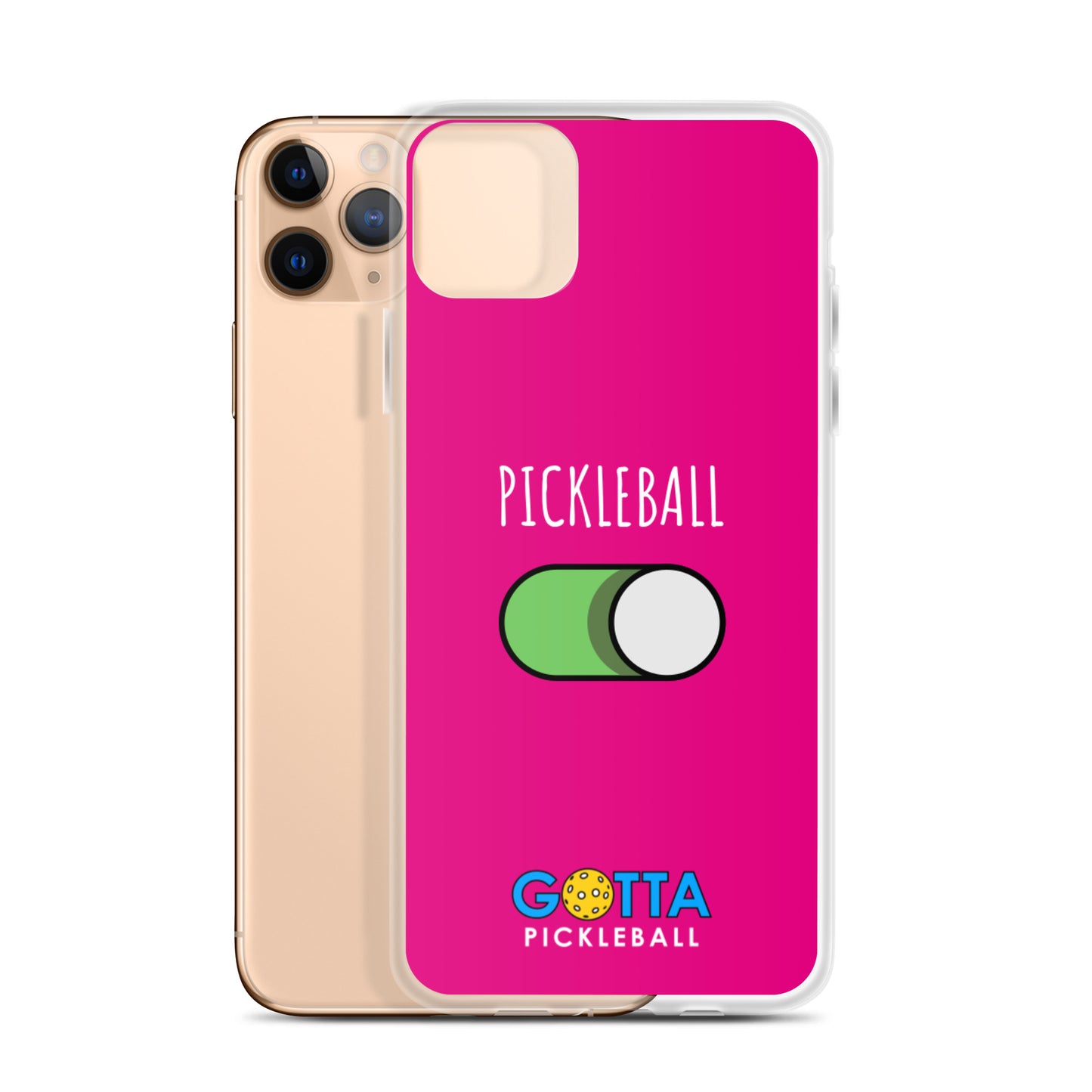 iPhone Case:PICKLEBALL ON: MEDIUM VIOLET