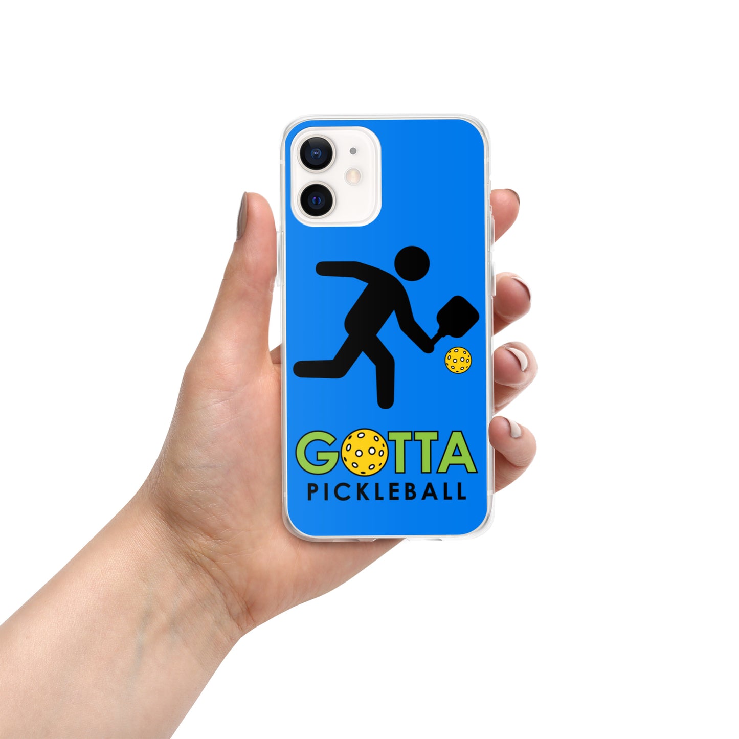 iPhone Case: GOTTA PICKLEBALL WITH OUR MASCOT OZZIE SUMMER BLUE
