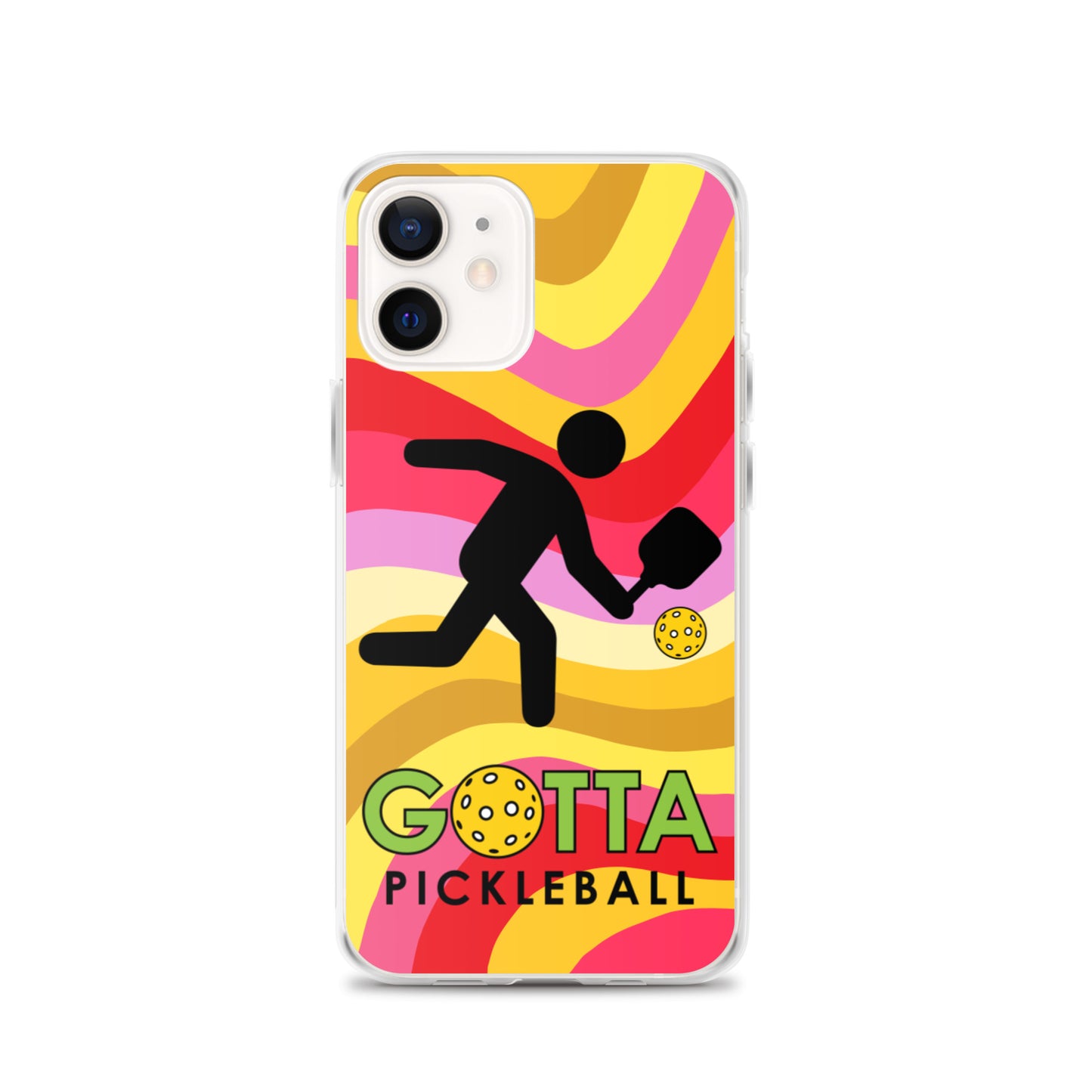 iPhone Case: GOTTA PICKLEBALL WITH OUR MASCOT OZZIE SUMMER SUN WAVES