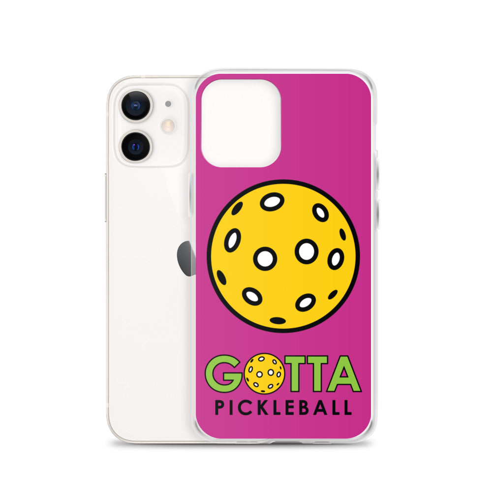 iPhone Case: GOTTA PICKLEBALL MEDIUM RED VIOLET