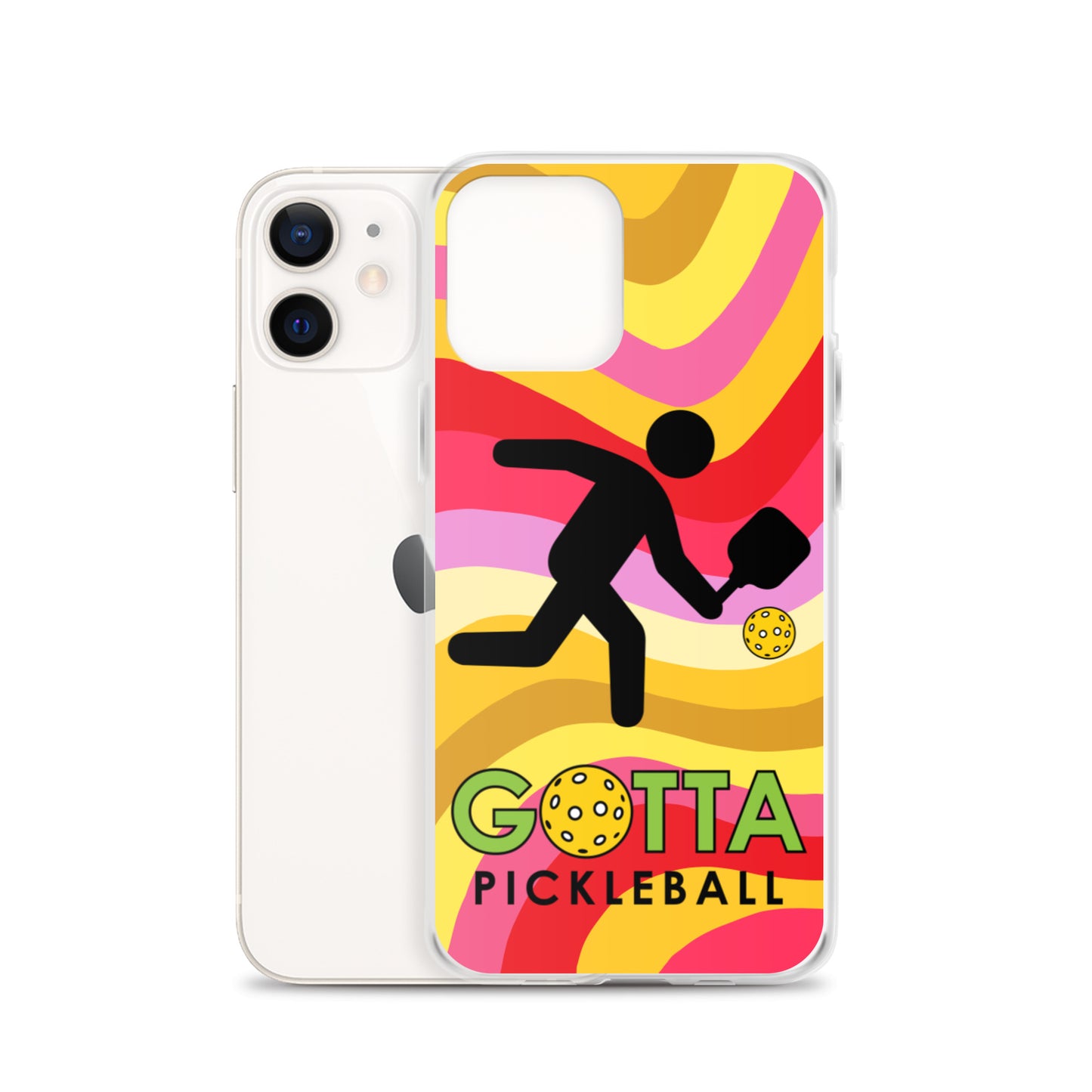 iPhone Case: GOTTA PICKLEBALL WITH OUR MASCOT OZZIE SUMMER SUN WAVES