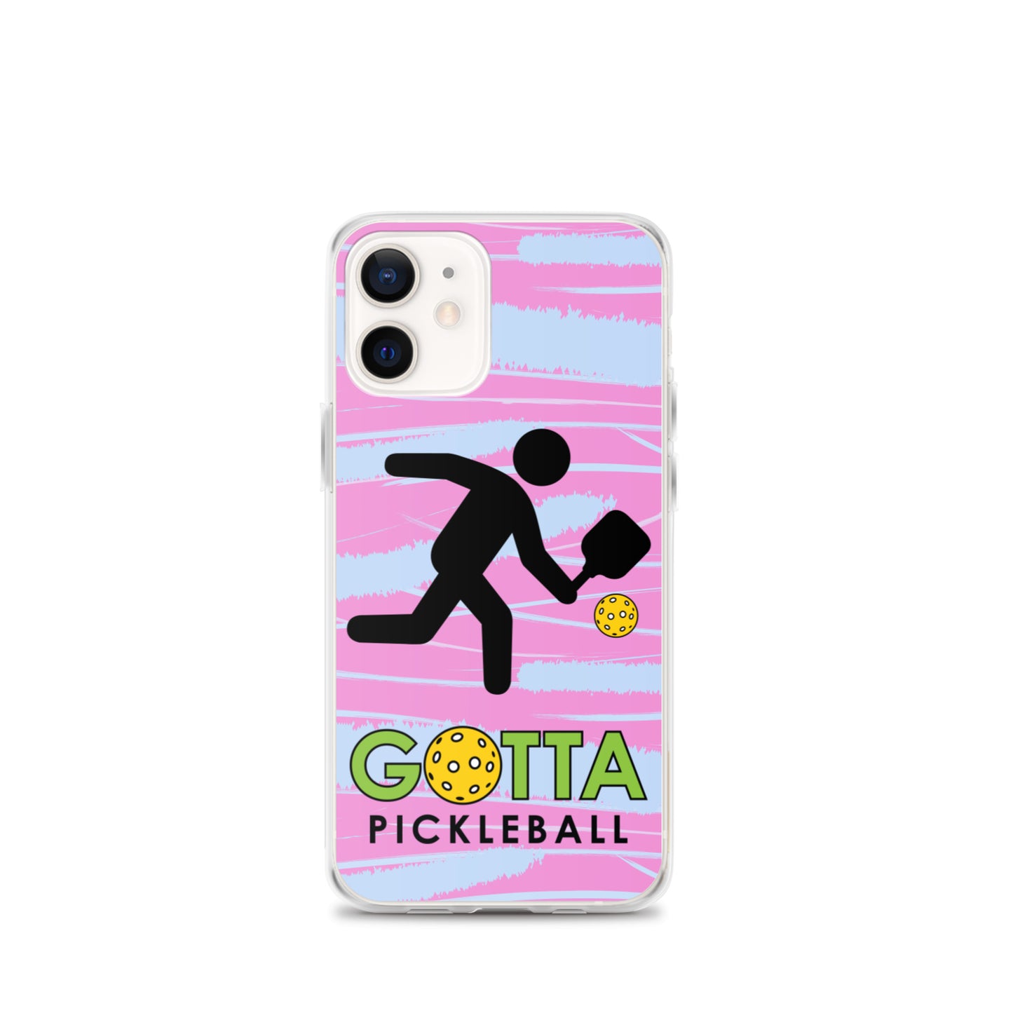 iPhone Case: GOTTA PICKLEBALL WITH OUR MASCOT OZZIE PINK & BLUE