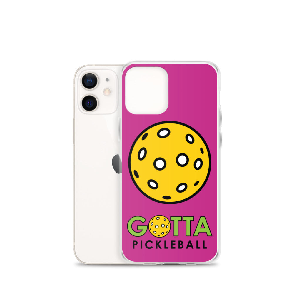 iPhone Case: GOTTA PICKLEBALL MEDIUM RED VIOLET