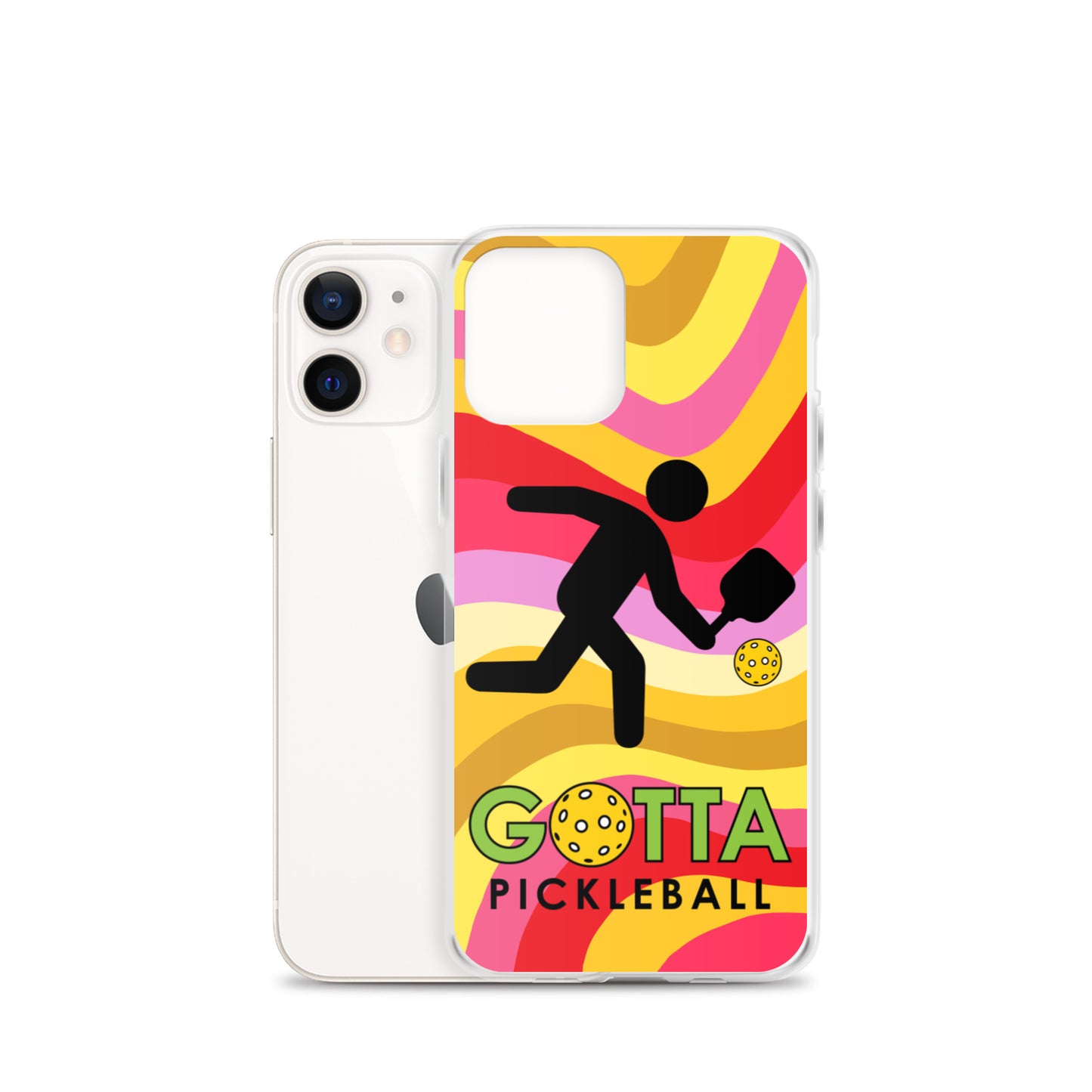iPhone Case: GOTTA PICKLEBALL WITH OUR MASCOT OZZIE SUMMER SUN WAVES