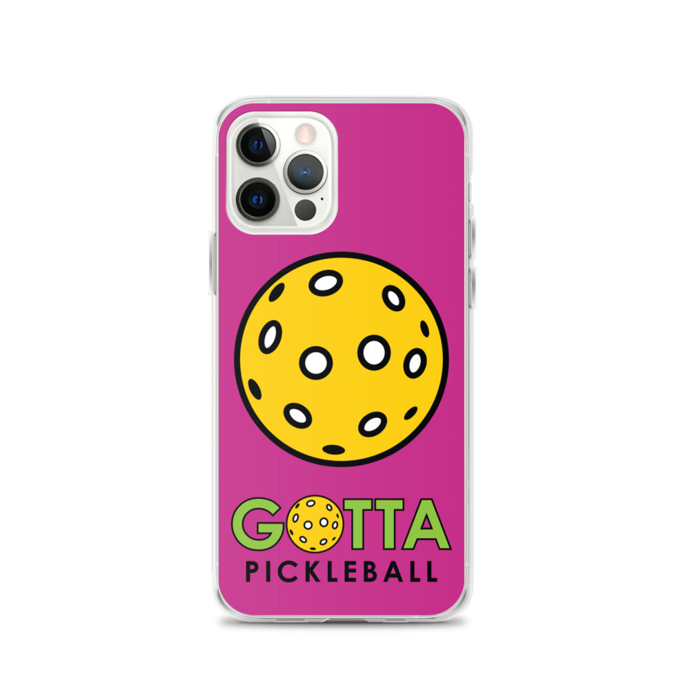 iPhone Case: GOTTA PICKLEBALL MEDIUM RED VIOLET