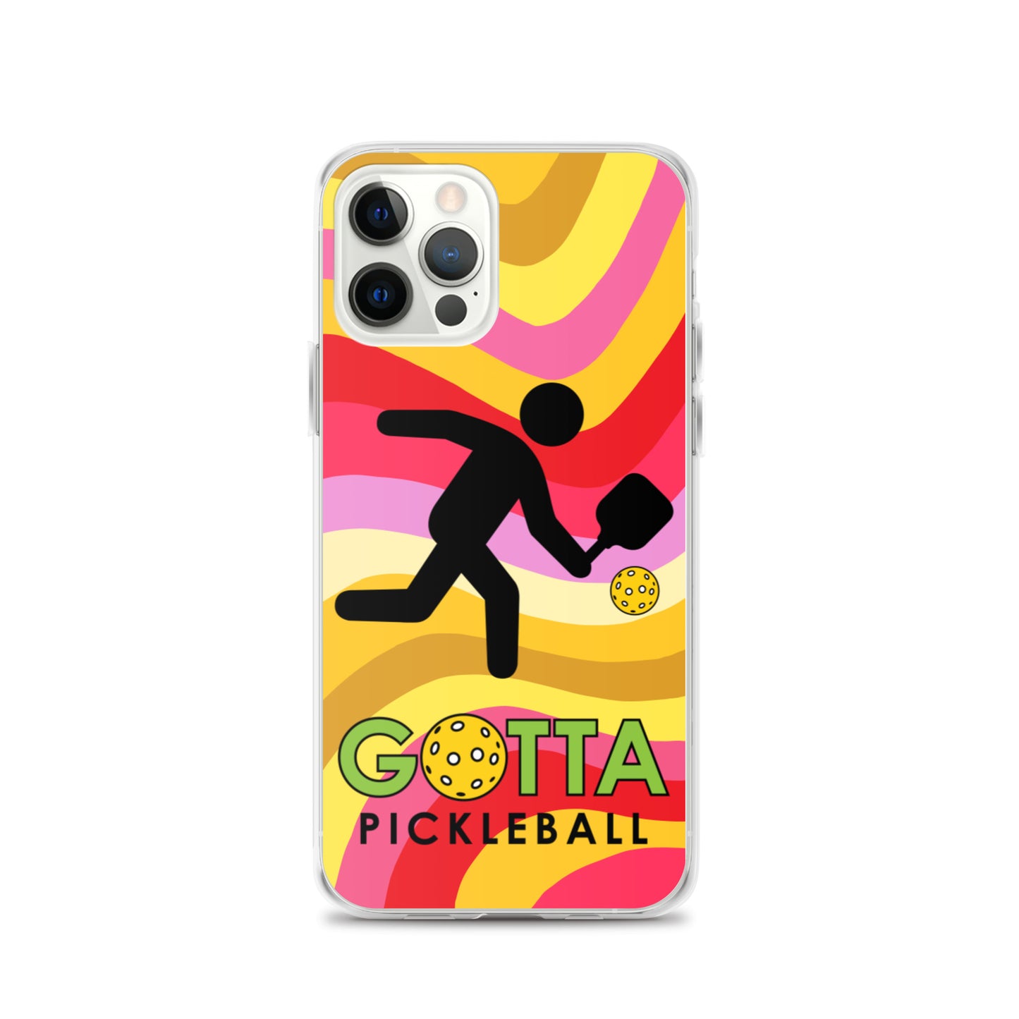 iPhone Case: GOTTA PICKLEBALL WITH OUR MASCOT OZZIE SUMMER SUN WAVES
