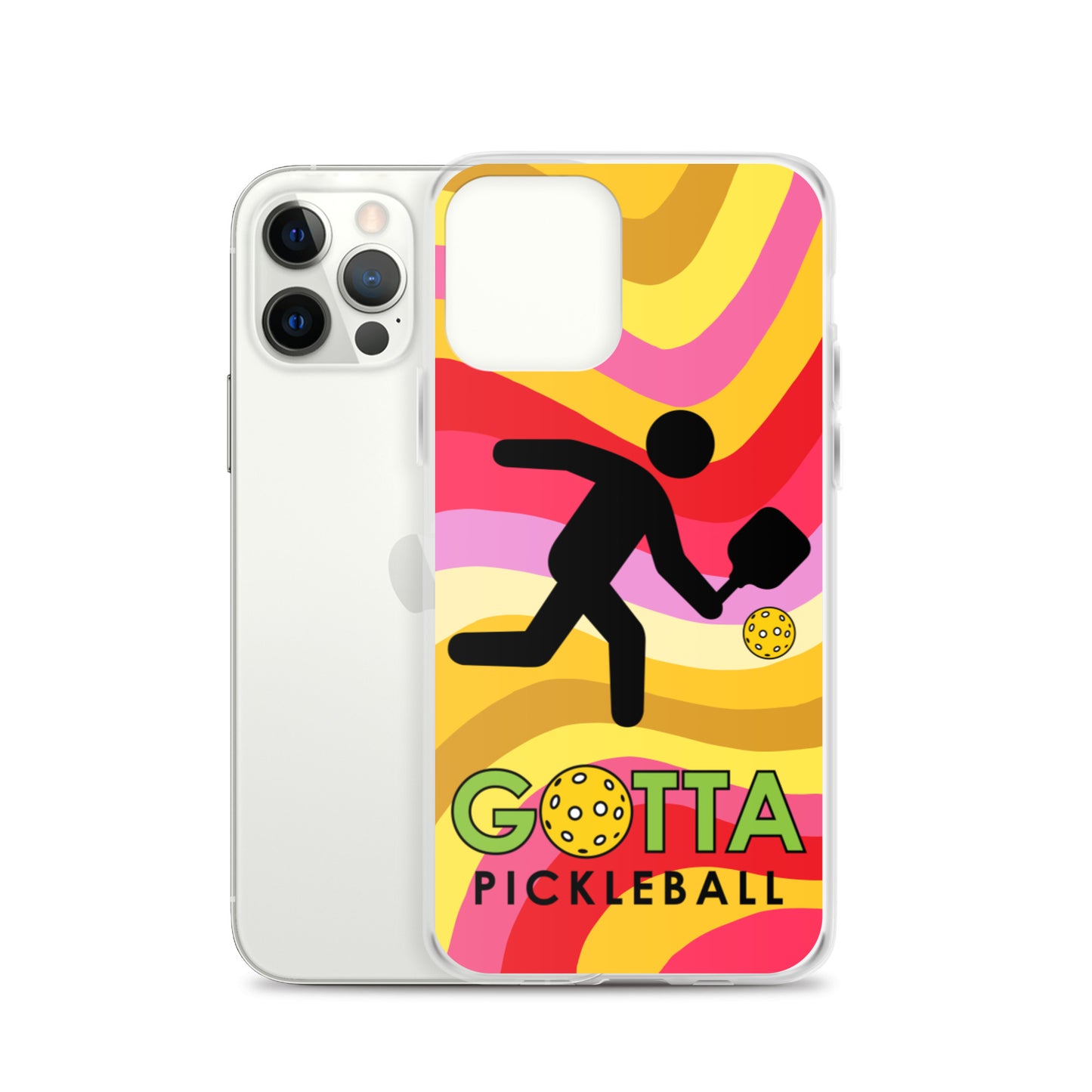 iPhone Case: GOTTA PICKLEBALL WITH OUR MASCOT OZZIE SUMMER SUN WAVES