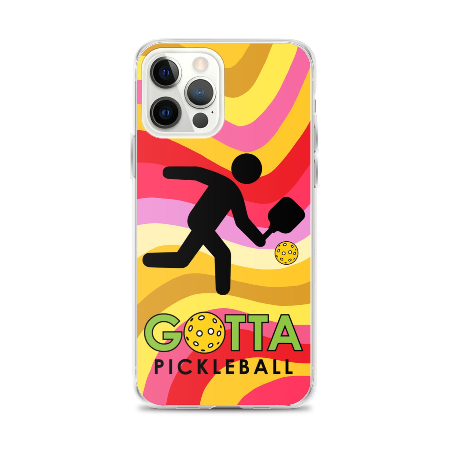 iPhone Case: GOTTA PICKLEBALL WITH OUR MASCOT OZZIE SUMMER SUN WAVES