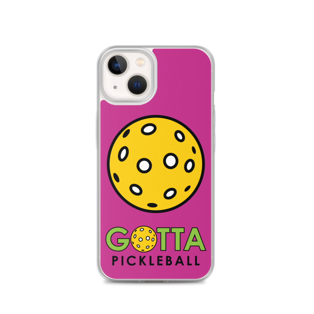 iPhone Case: GOTTA PICKLEBALL MEDIUM RED VIOLET