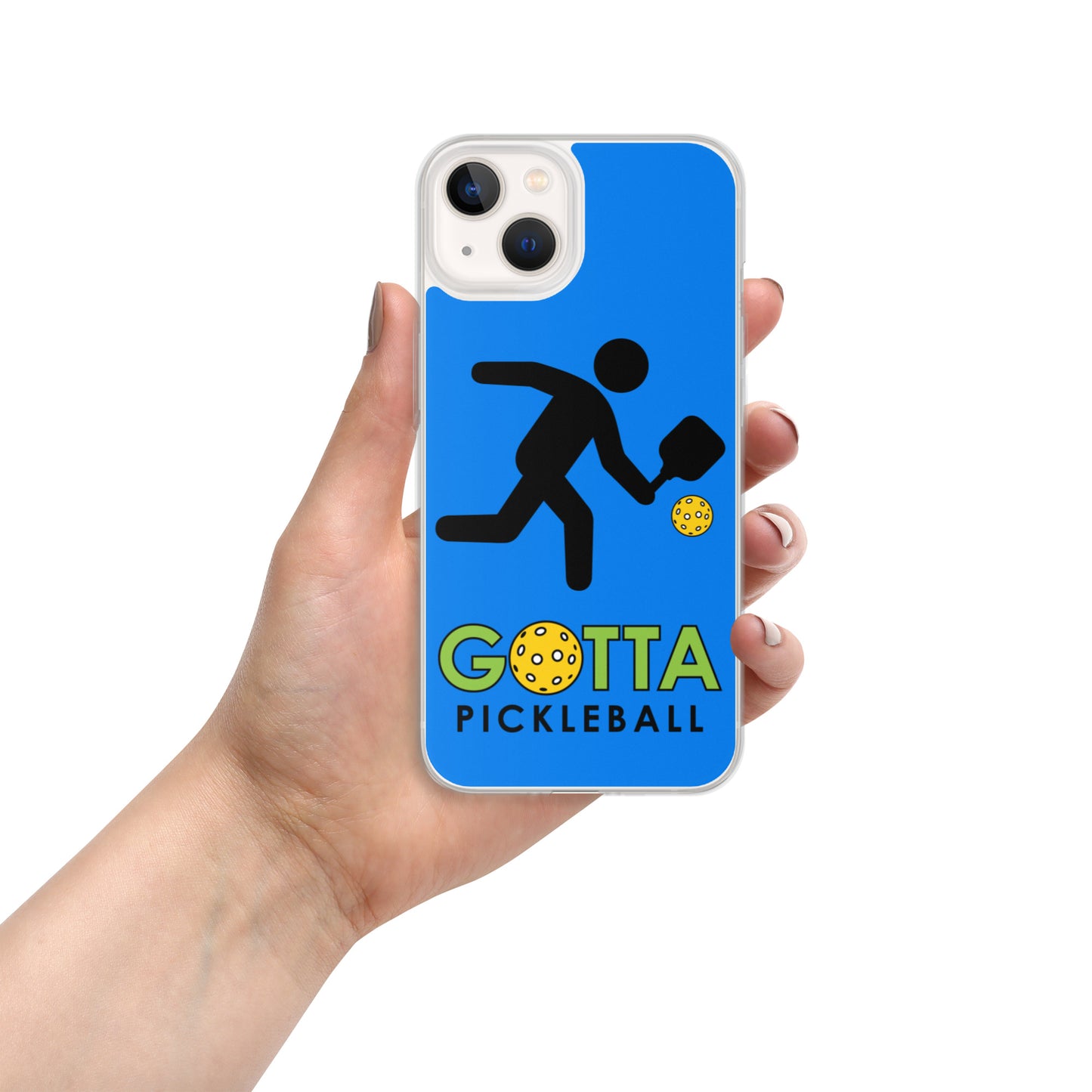 iPhone Case: GOTTA PICKLEBALL WITH OUR MASCOT OZZIE SUMMER BLUE