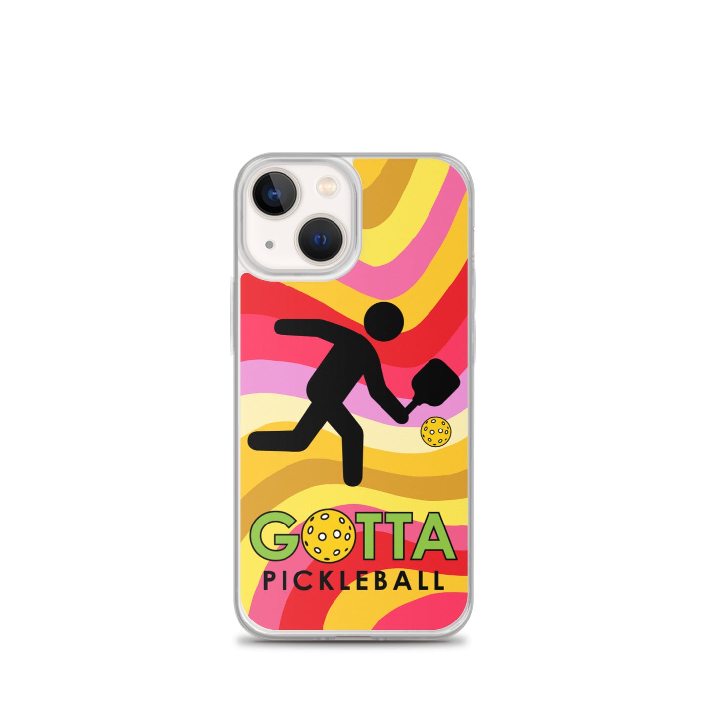iPhone Case: GOTTA PICKLEBALL WITH OUR MASCOT OZZIE SUMMER SUN WAVES