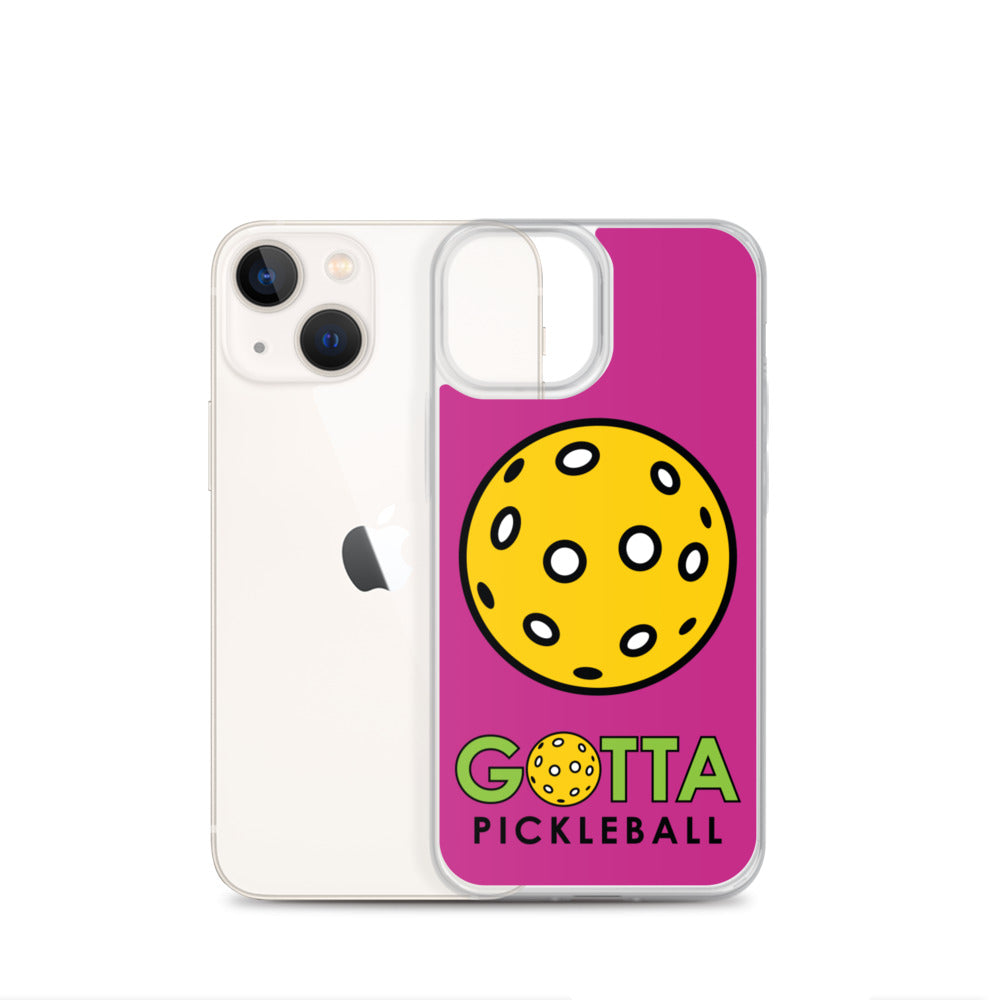 iPhone Case: GOTTA PICKLEBALL MEDIUM RED VIOLET