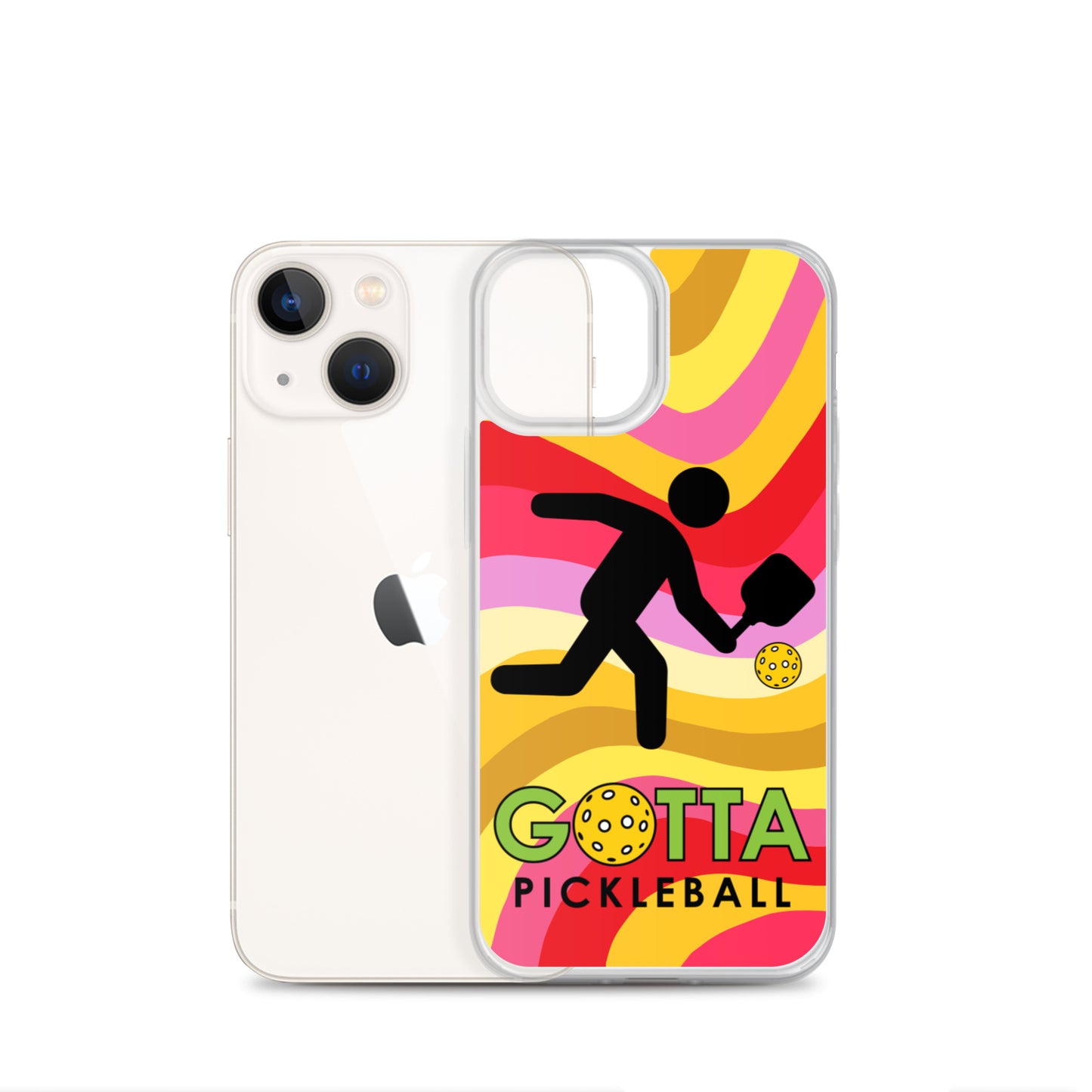 iPhone Case: GOTTA PICKLEBALL WITH OUR MASCOT OZZIE SUMMER SUN WAVES