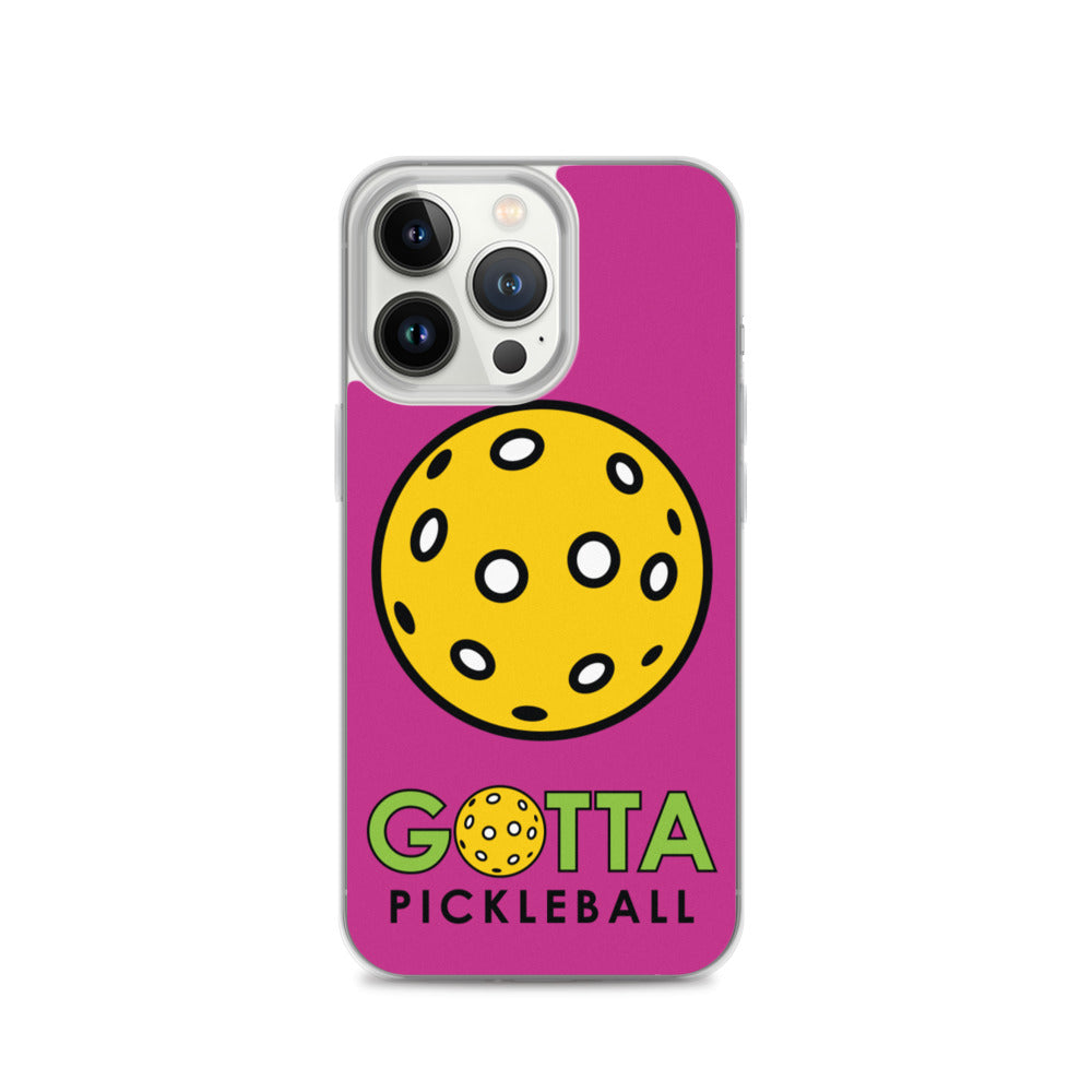 iPhone Case: GOTTA PICKLEBALL MEDIUM RED VIOLET