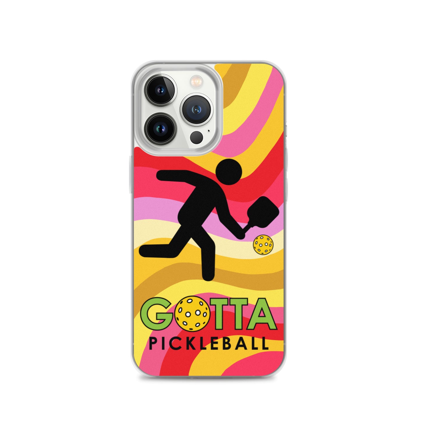 iPhone Case: GOTTA PICKLEBALL WITH OUR MASCOT OZZIE SUMMER SUN WAVES