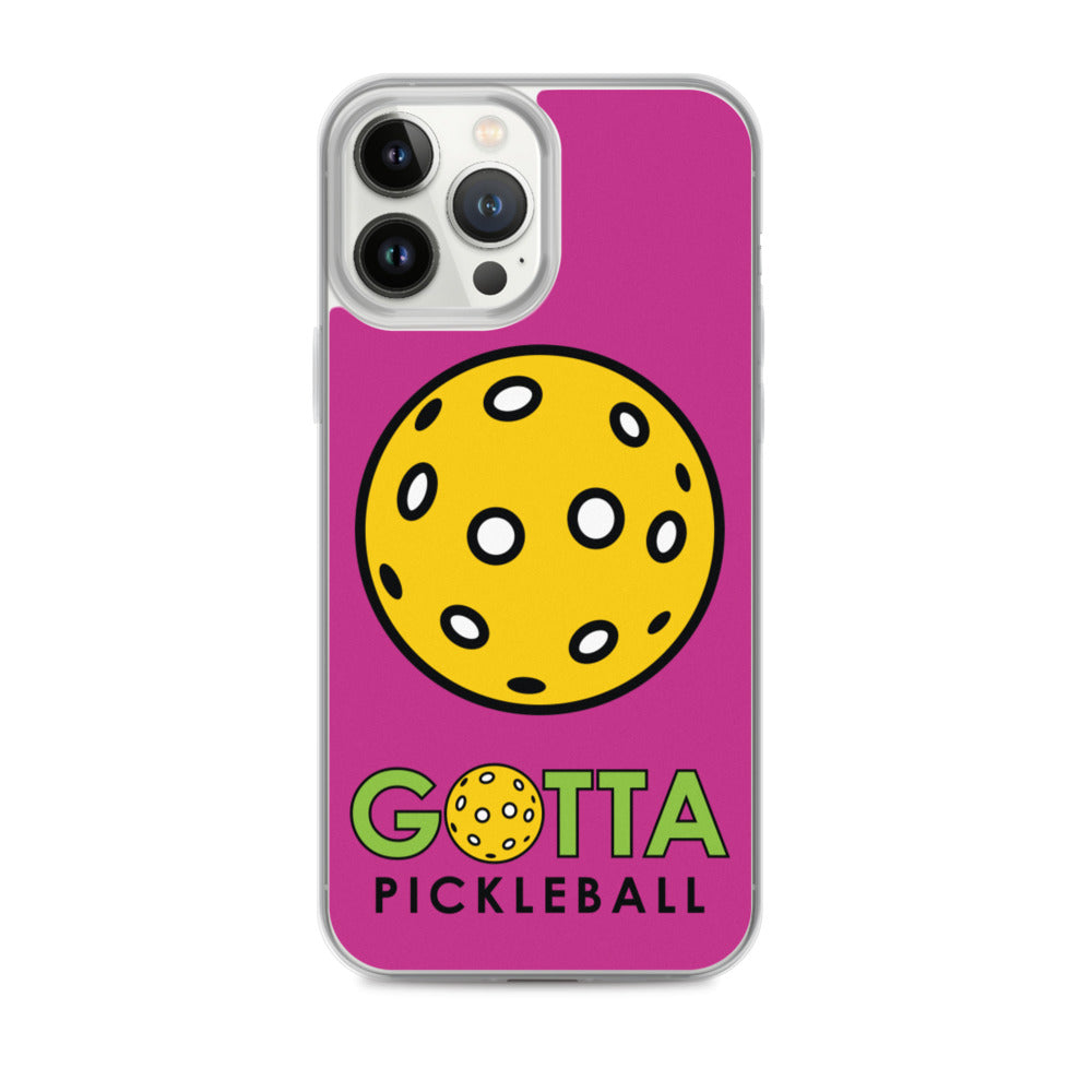 iPhone Case: GOTTA PICKLEBALL MEDIUM RED VIOLET