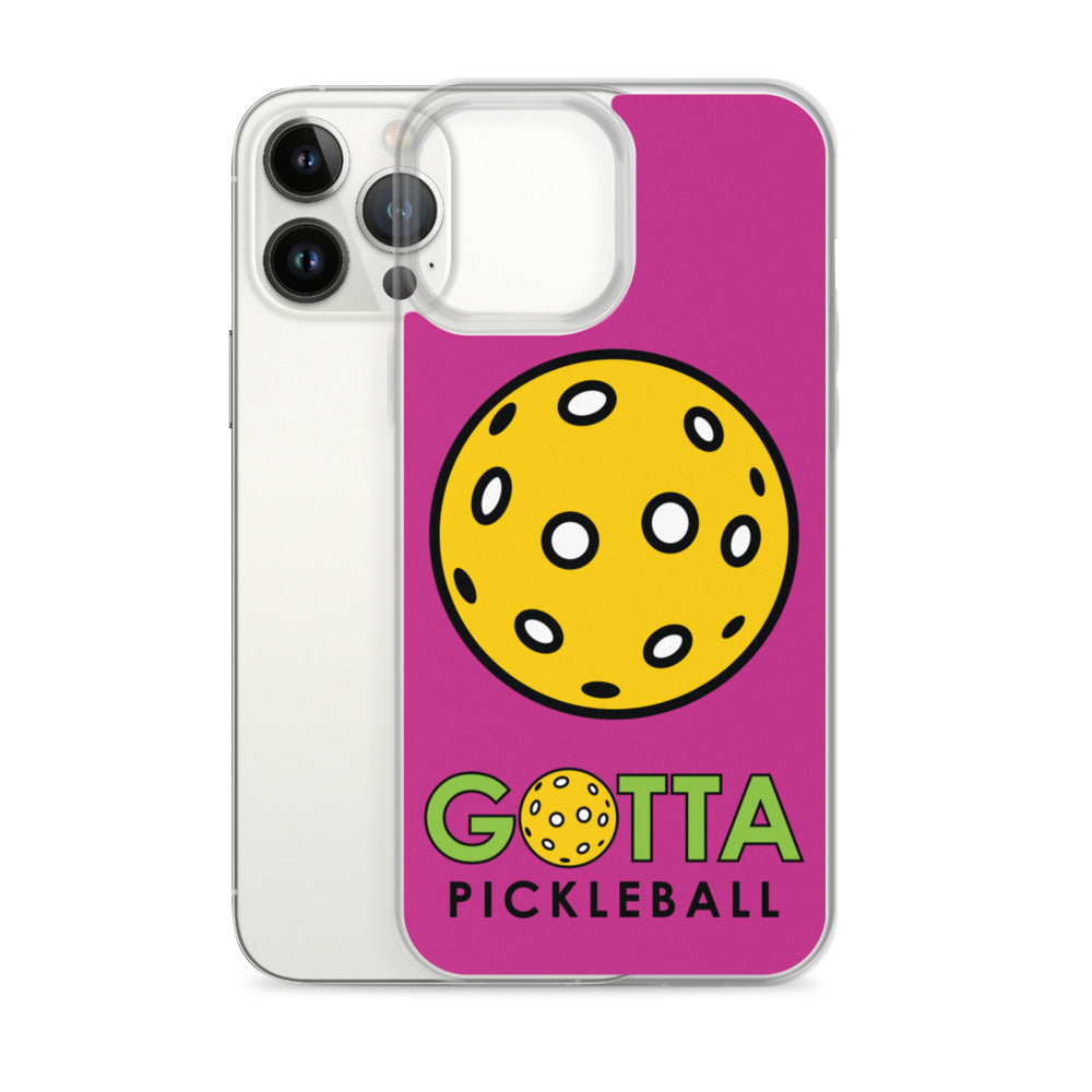 iPhone Case: GOTTA PICKLEBALL MEDIUM RED VIOLET