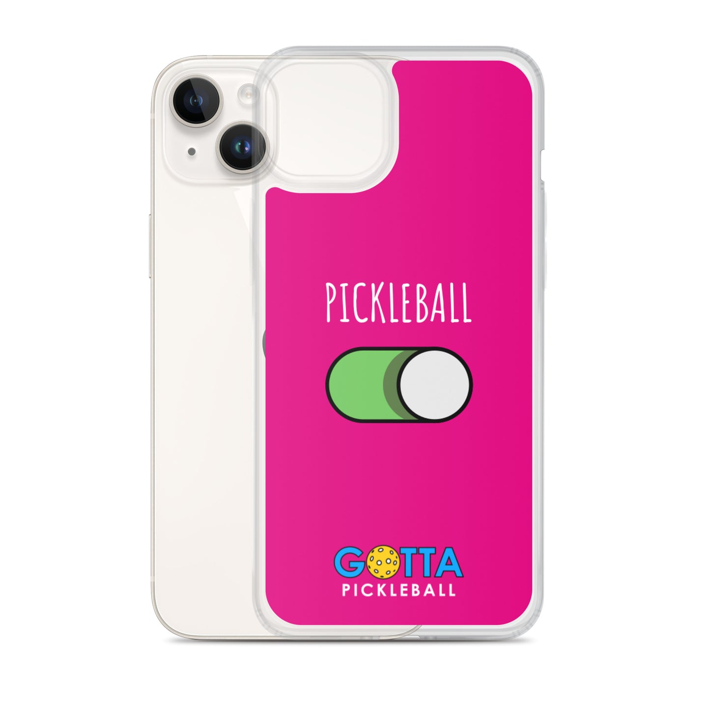 iPhone Case:PICKLEBALL ON: MEDIUM VIOLET