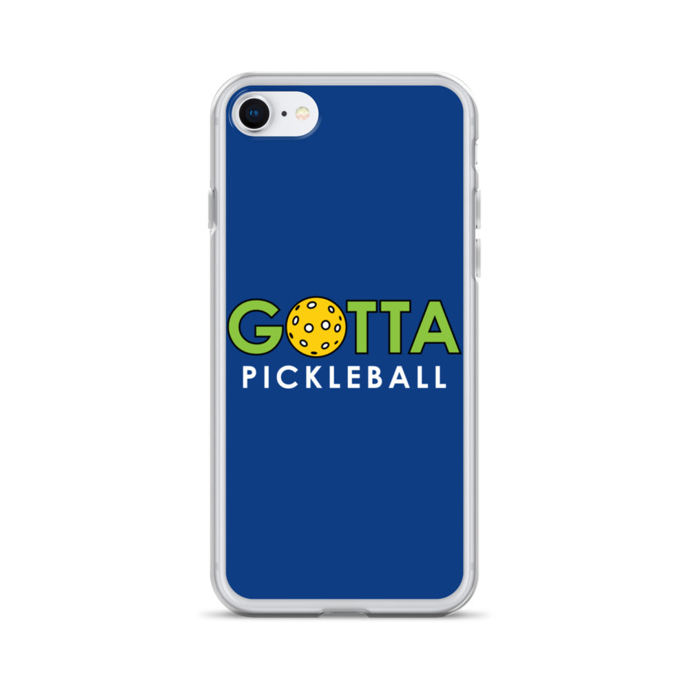 iPhone Case: GOTTA PICKLEBALL DARK CERULEAN