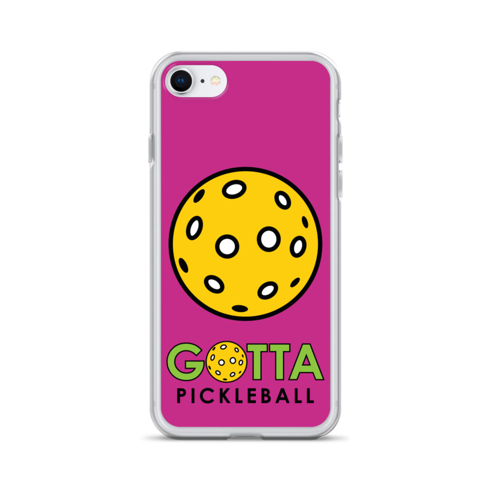 iPhone Case: GOTTA PICKLEBALL MEDIUM RED VIOLET