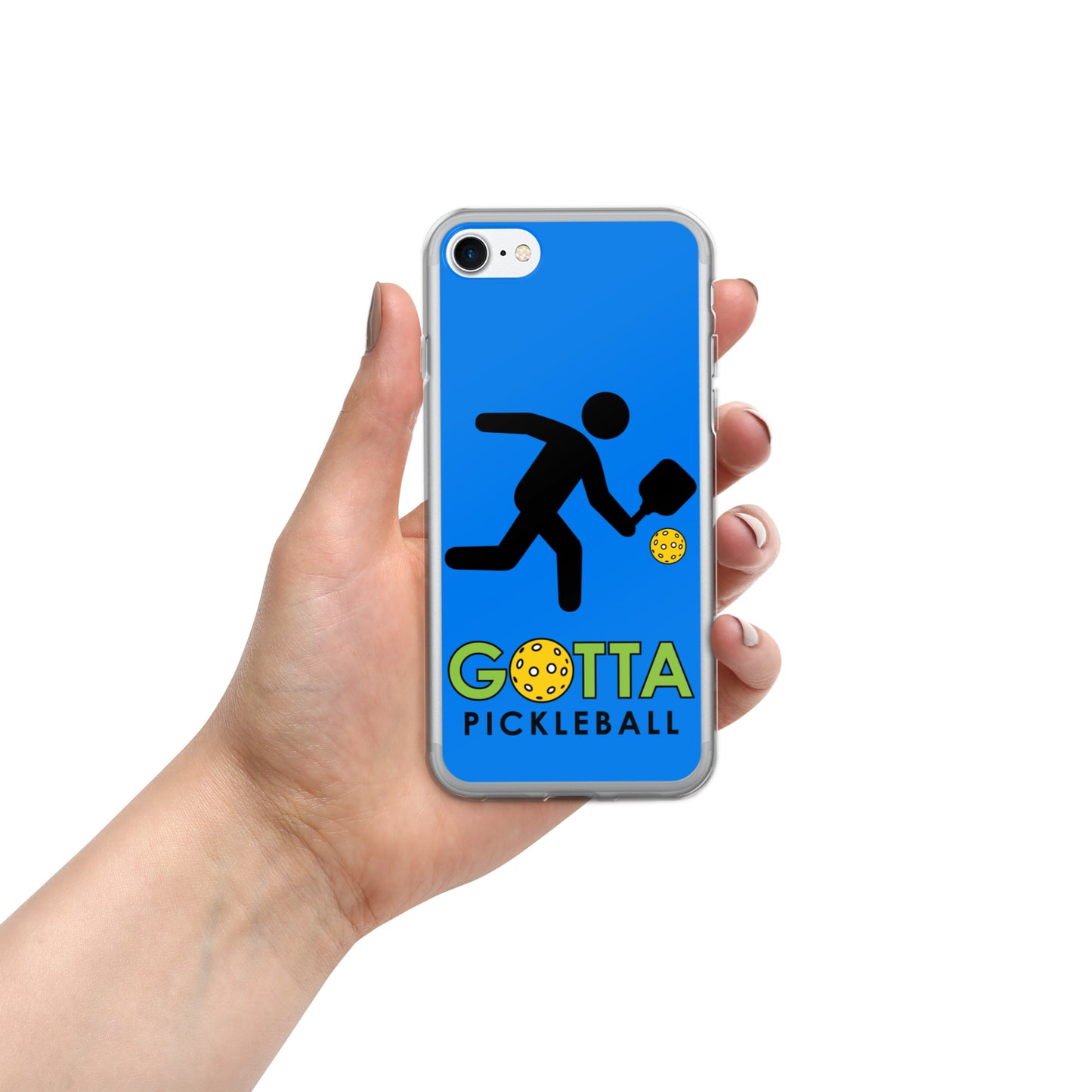 iPhone Case: GOTTA PICKLEBALL WITH OUR MASCOT OZZIE SUMMER BLUE