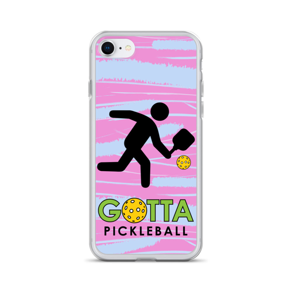 iPhone Case: GOTTA PICKLEBALL WITH OUR MASCOT OZZIE PINK & BLUE