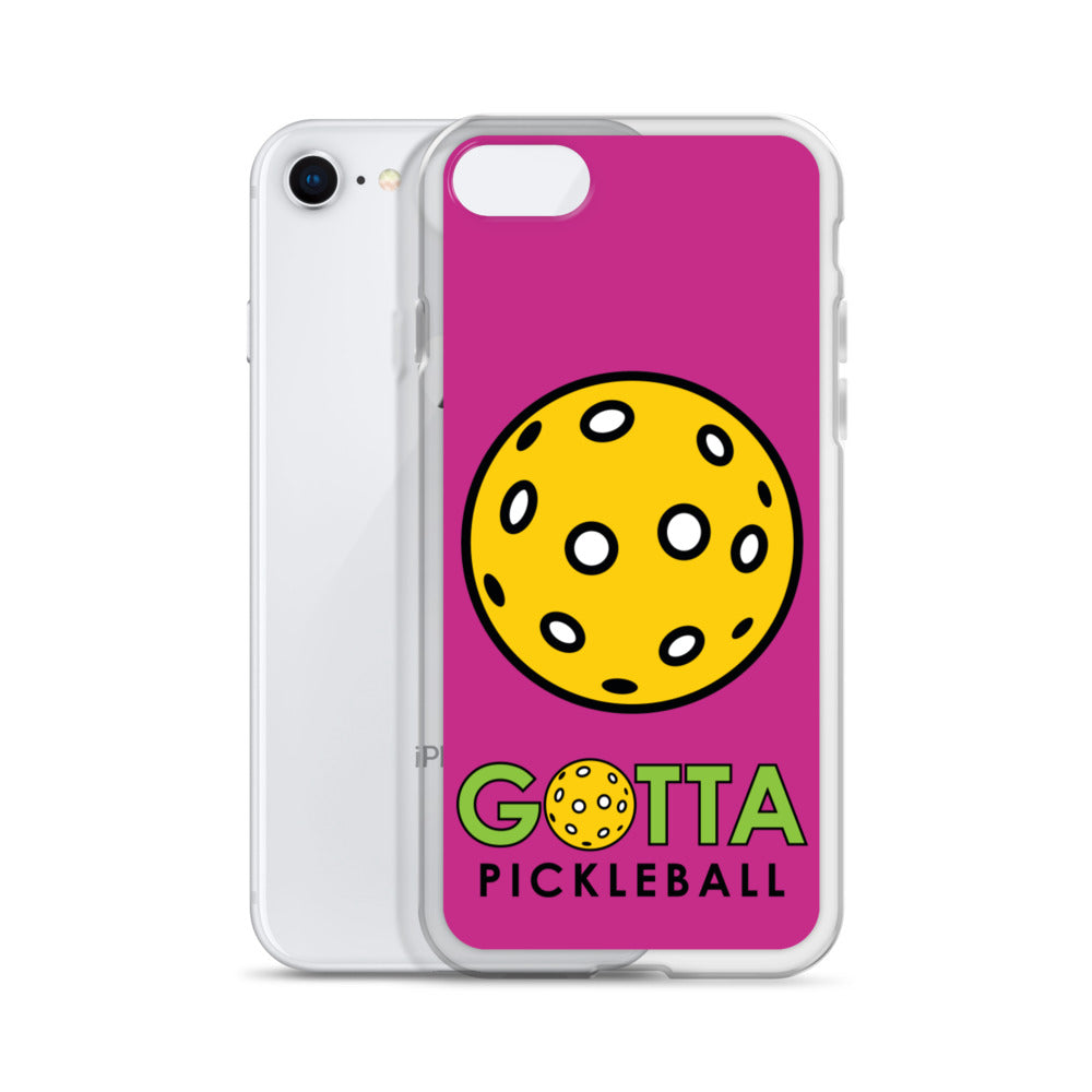 iPhone Case: GOTTA PICKLEBALL MEDIUM RED VIOLET