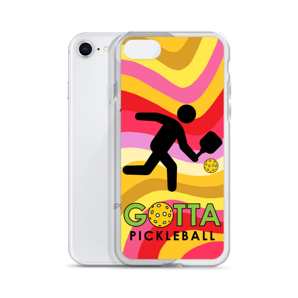 iPhone Case: GOTTA PICKLEBALL WITH OUR MASCOT OZZIE SUMMER SUN WAVES