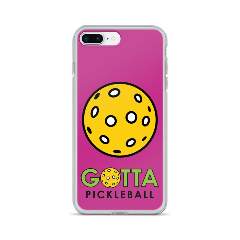 iPhone Case: GOTTA PICKLEBALL MEDIUM RED VIOLET