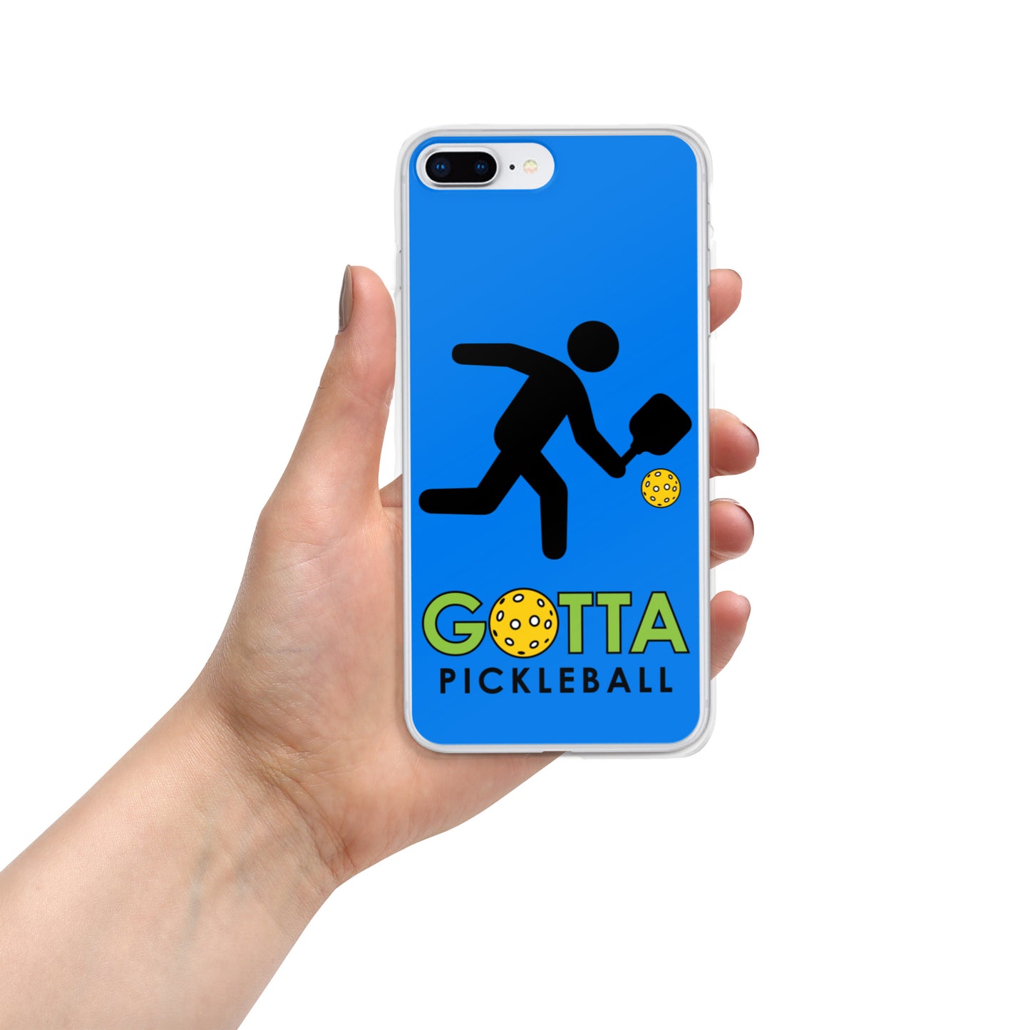 iPhone Case: GOTTA PICKLEBALL WITH OUR MASCOT OZZIE SUMMER BLUE