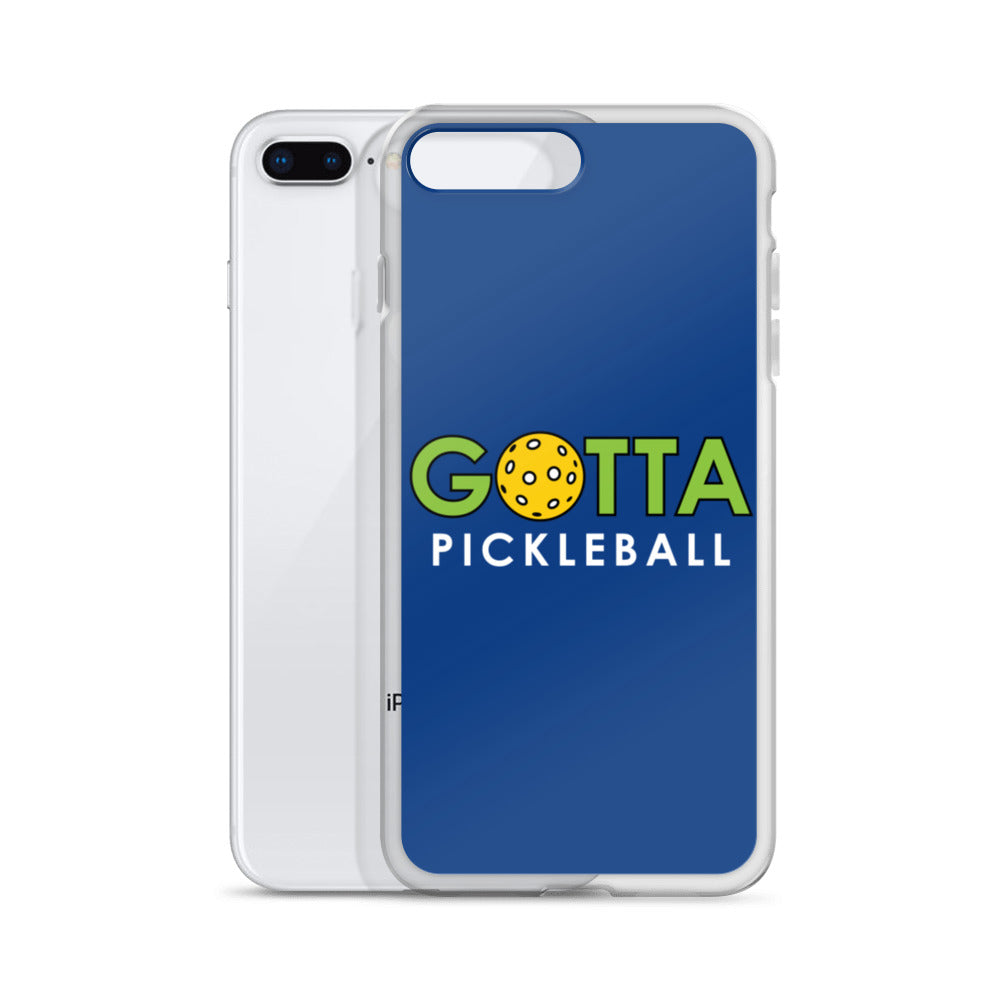 iPhone Case: GOTTA PICKLEBALL DARK CERULEAN