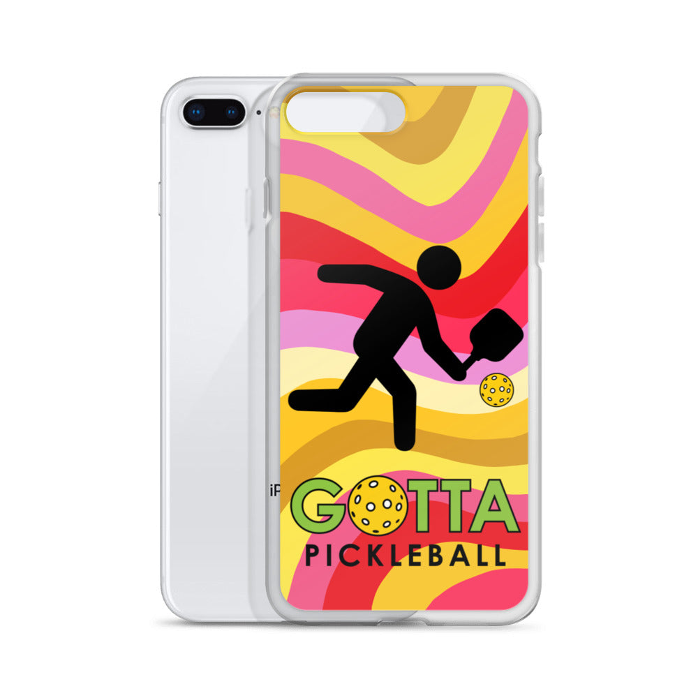iPhone Case: GOTTA PICKLEBALL WITH OUR MASCOT OZZIE SUMMER SUN WAVES