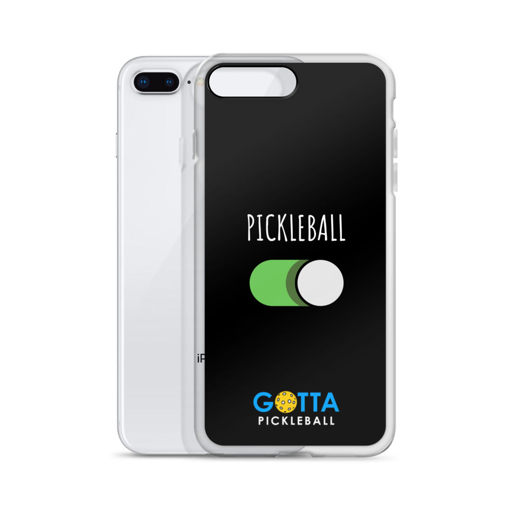 iPhone Case: PICKLEBALL ON: BLACK
