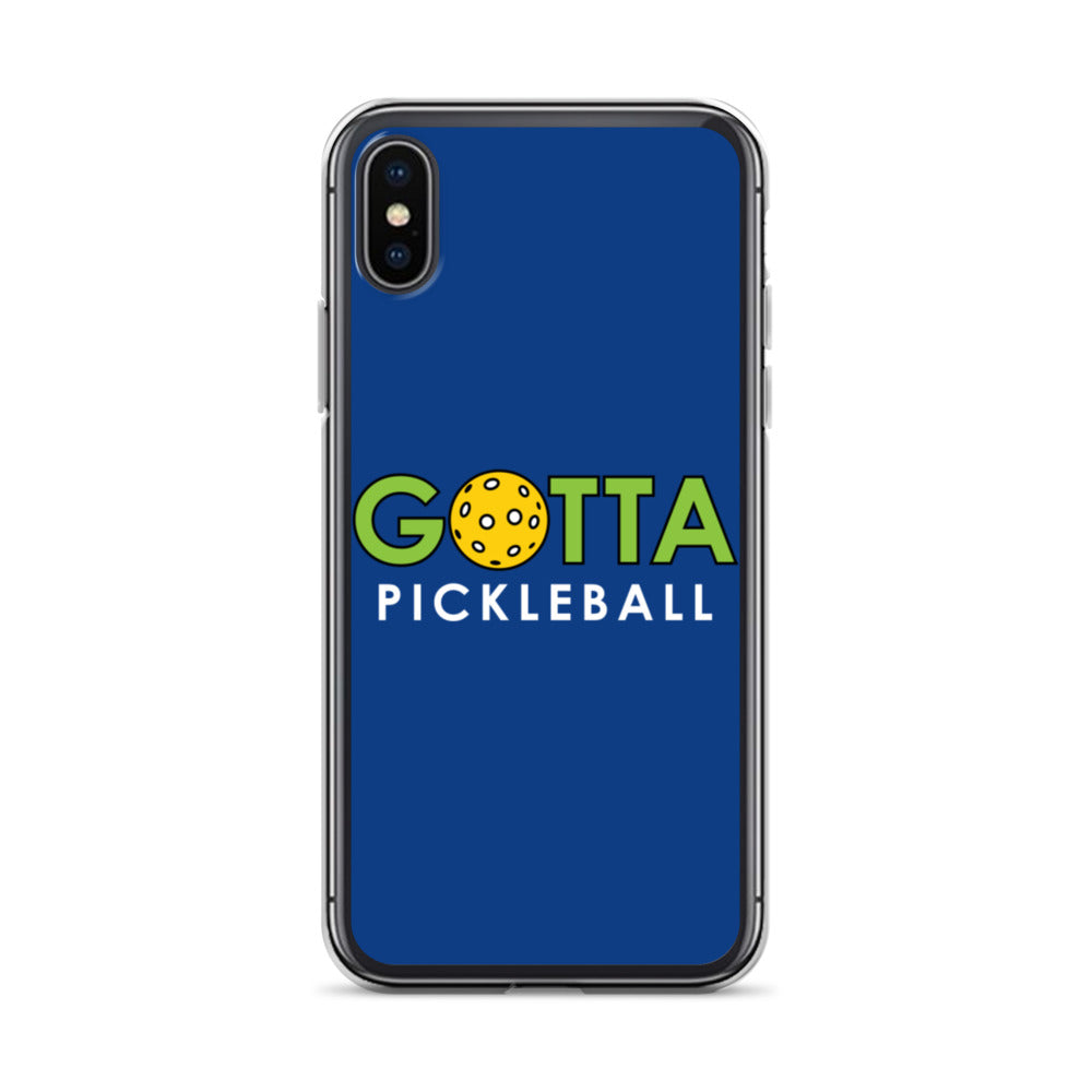 iPhone Case: GOTTA PICKLEBALL DARK CERULEAN