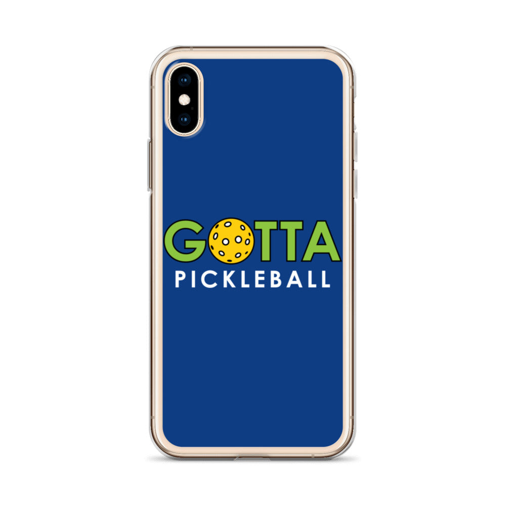 iPhone Case: GOTTA PICKLEBALL DARK CERULEAN