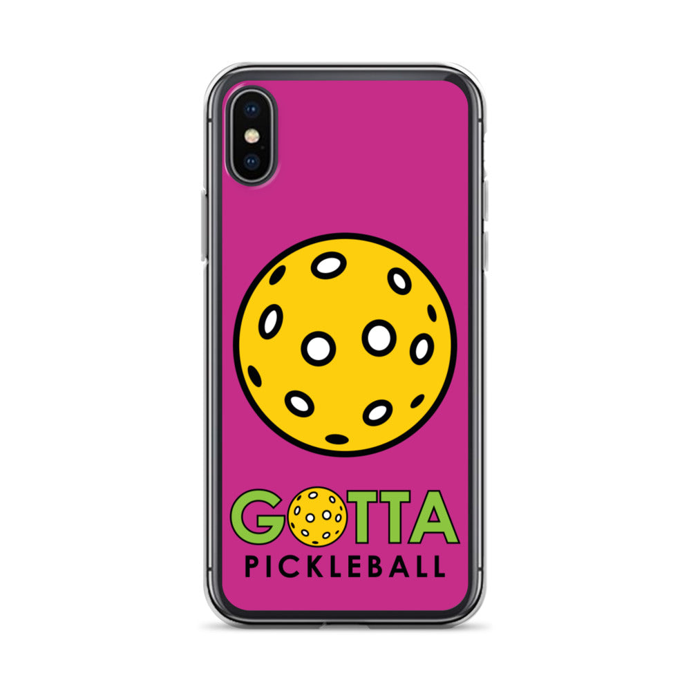 iPhone Case: GOTTA PICKLEBALL MEDIUM RED VIOLET