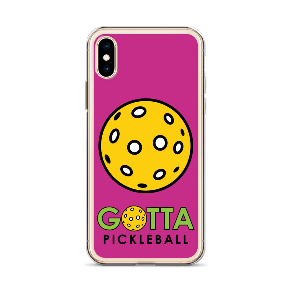 iPhone Case: GOTTA PICKLEBALL MEDIUM RED VIOLET