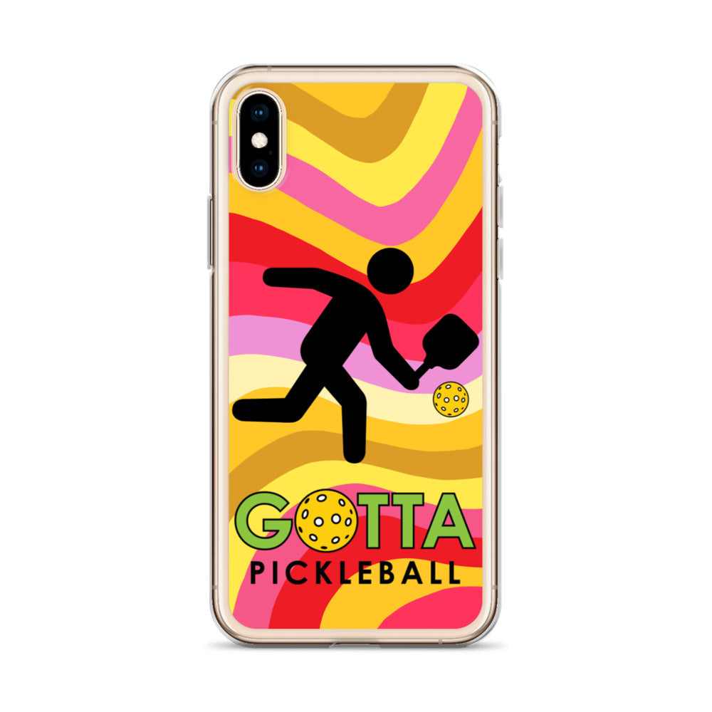 iPhone Case: GOTTA PICKLEBALL WITH OUR MASCOT OZZIE SUMMER SUN WAVES