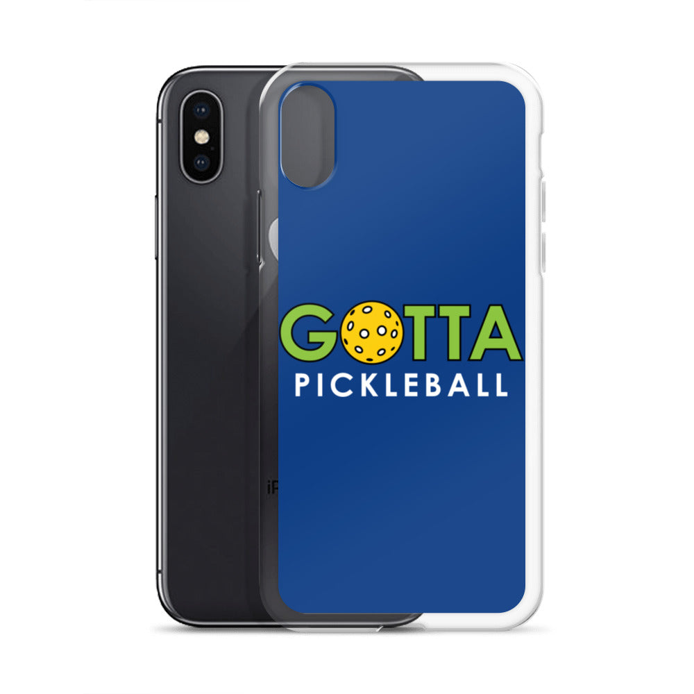 iPhone Case: GOTTA PICKLEBALL DARK CERULEAN