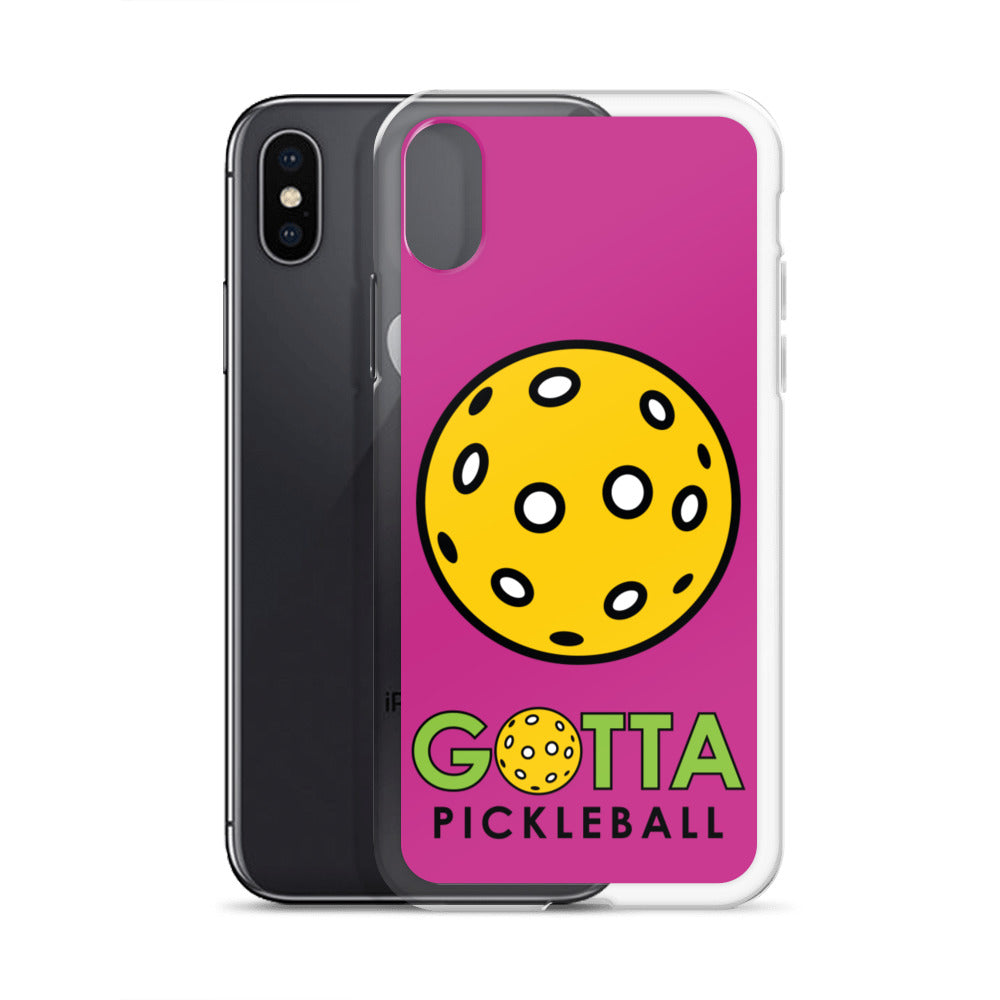 iPhone Case: GOTTA PICKLEBALL MEDIUM RED VIOLET