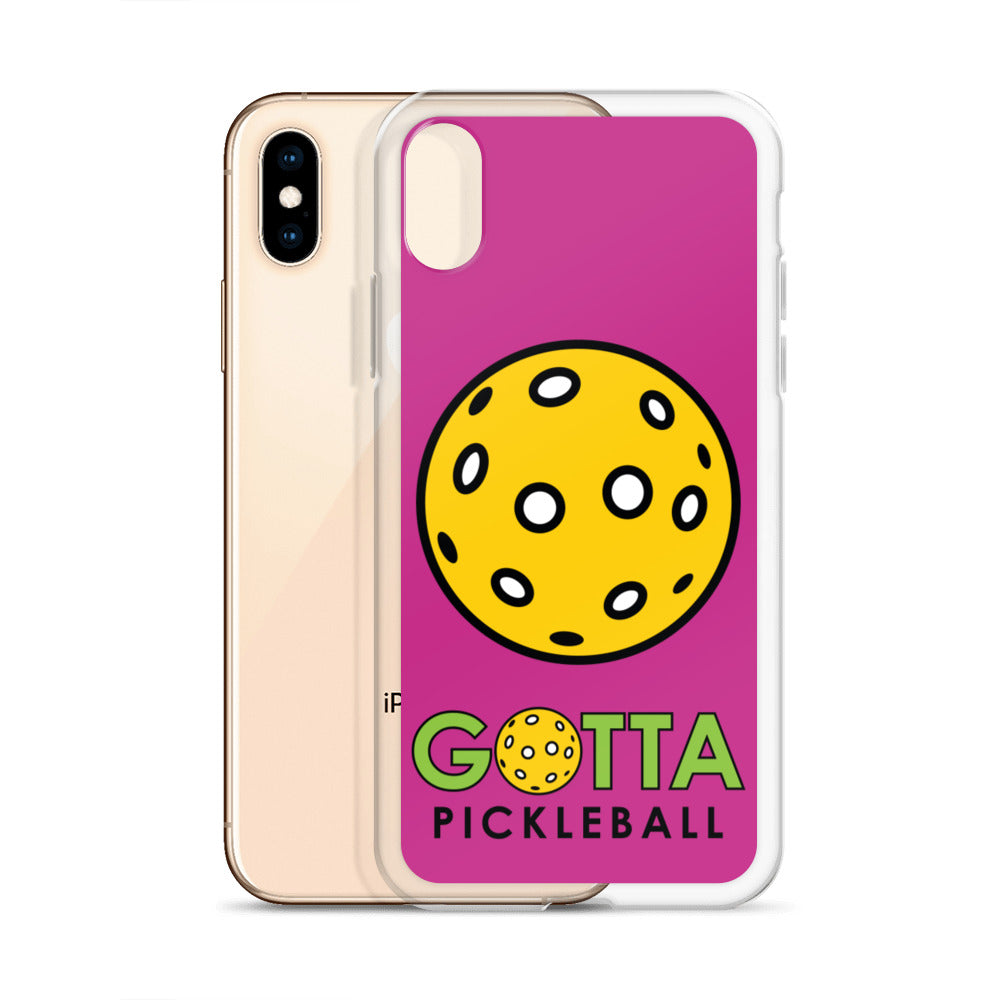 iPhone Case: GOTTA PICKLEBALL MEDIUM RED VIOLET