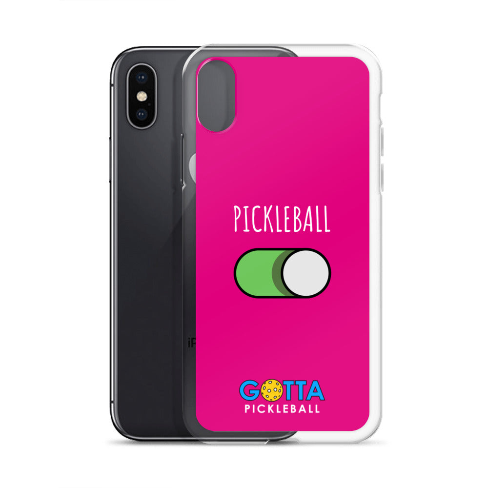 iPhone Case:PICKLEBALL ON: MEDIUM VIOLET