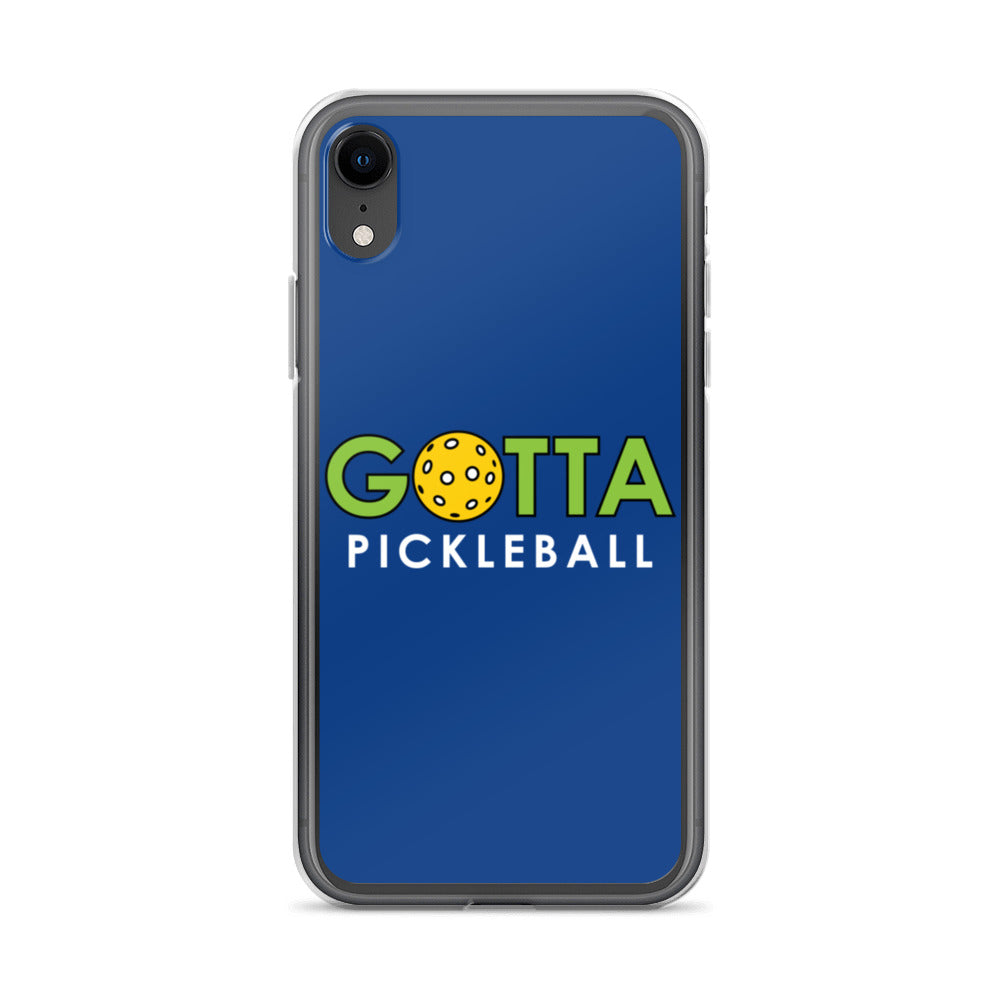 iPhone Case: GOTTA PICKLEBALL DARK CERULEAN