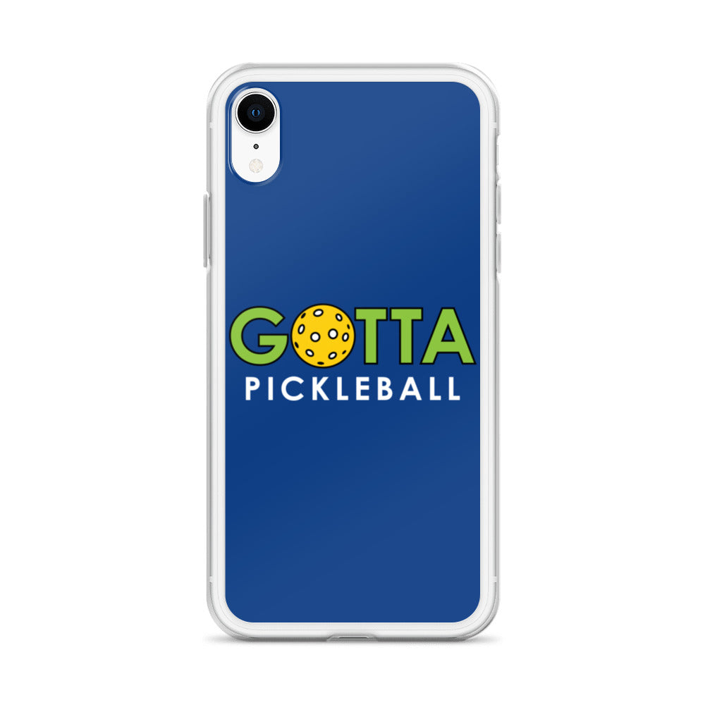iPhone Case: GOTTA PICKLEBALL DARK CERULEAN