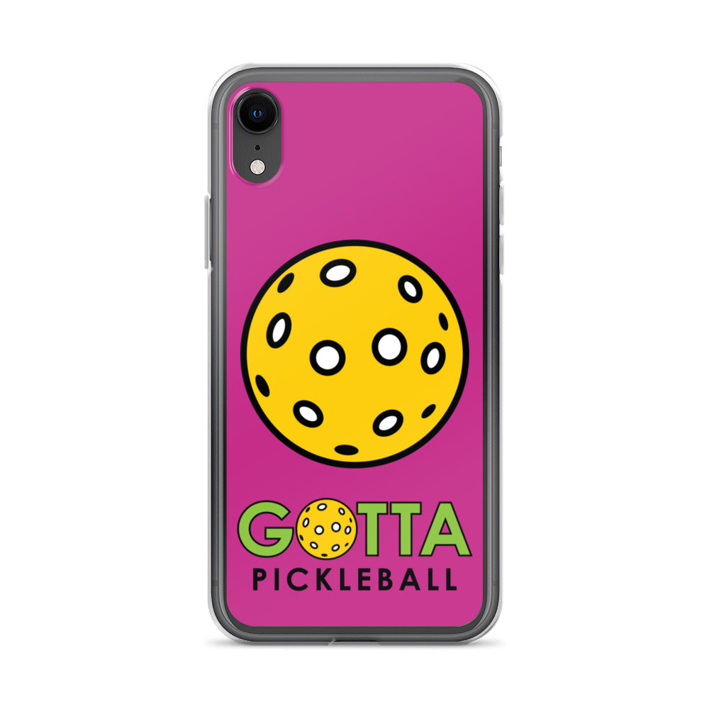 iPhone Case: GOTTA PICKLEBALL MEDIUM RED VIOLET