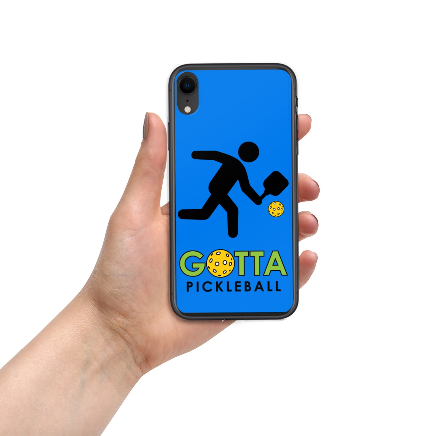 iPhone Case: GOTTA PICKLEBALL WITH OUR MASCOT OZZIE SUMMER BLUE